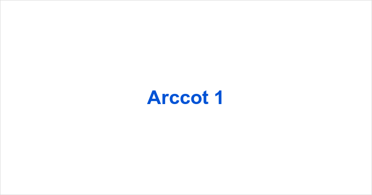 Arccot 1